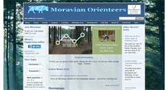 Desktop Screenshot of moravianorienteering.org